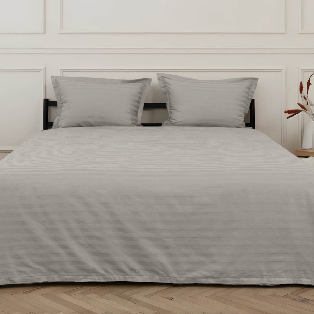 Постельное бельё Cатин | ПОСТЕЛЬНОЕ БЕЛЬЁ СТРАЙП-САТИН ДЫМЧАТЫЙ