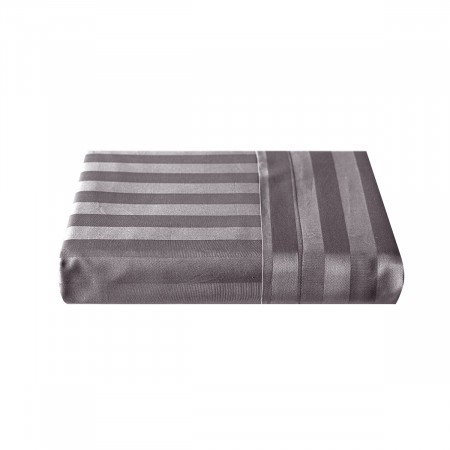 Пододеяльник Страйп-сатин Графитовый